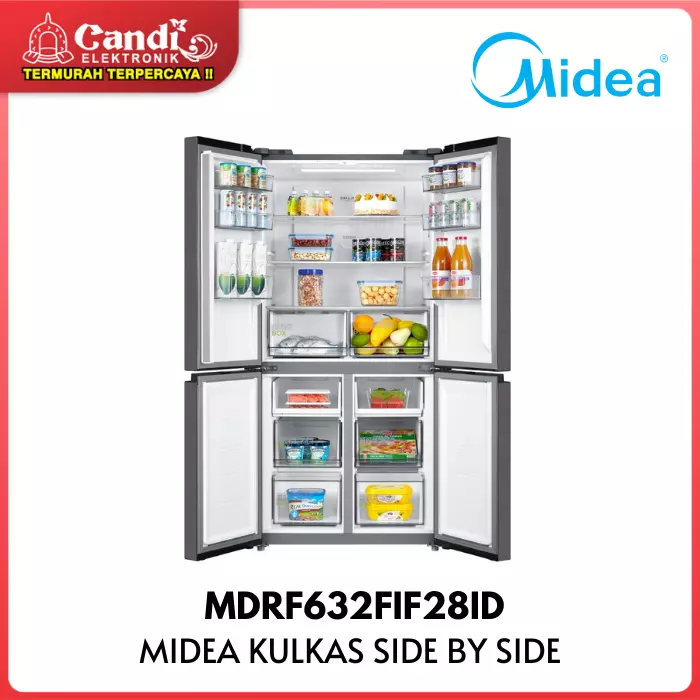 KULKAS SIDE BY SIDE MIDEA